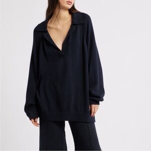 Free People Drea Sweater in Black